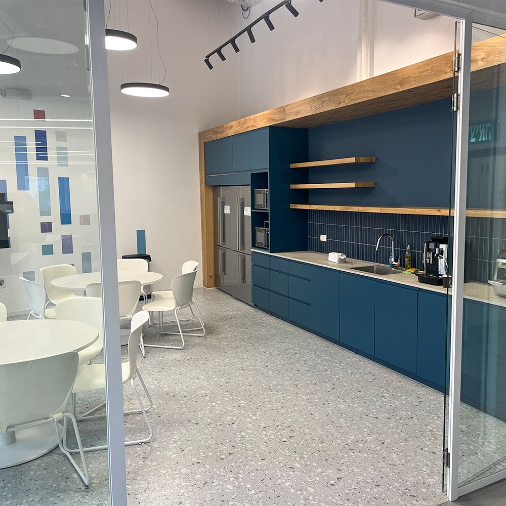Israel office break room