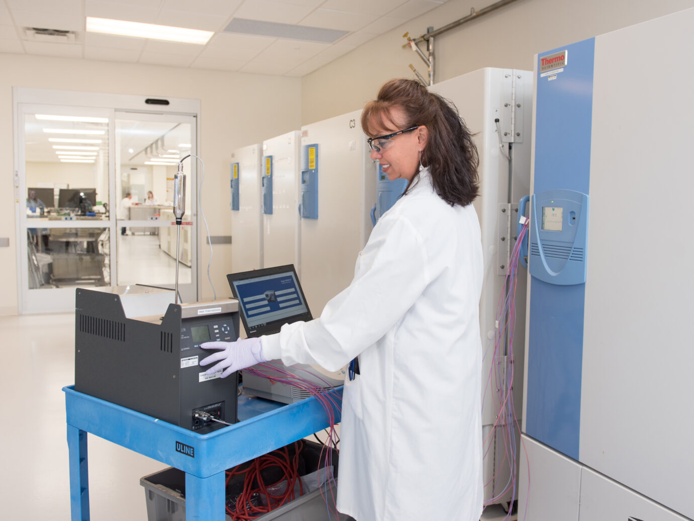 scientist using Biorepository