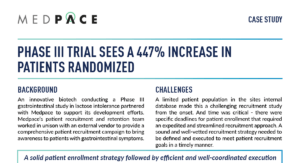 Case Study Phase III Trial Sees a 447% Increase in Patients Randomized